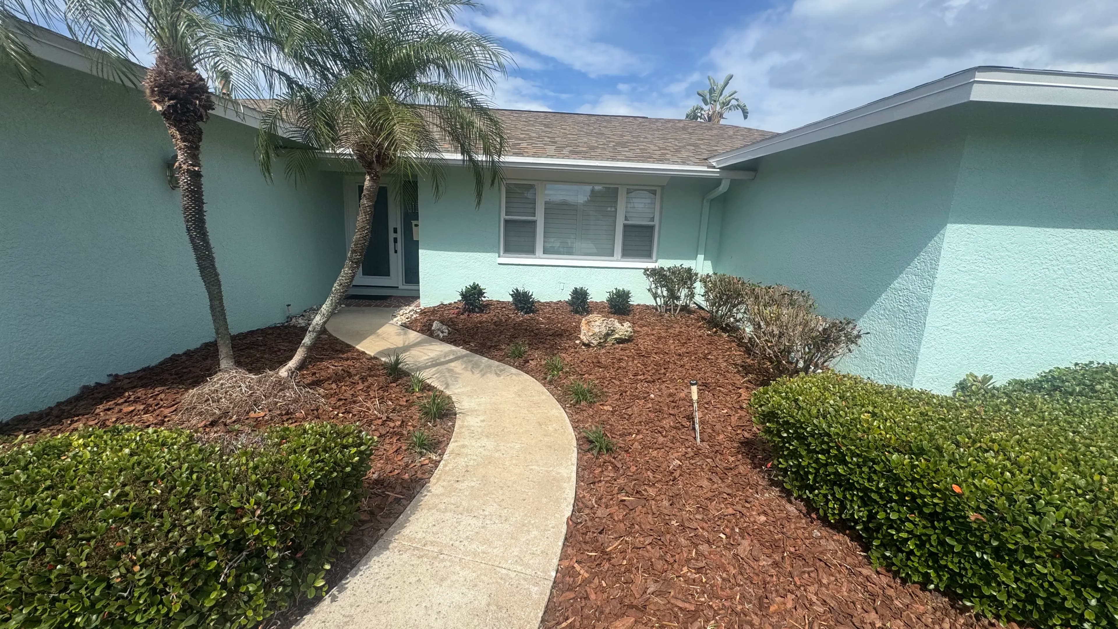 Project Fresh Mulch, New Plants, and Sod Give This Front Yard New Life image