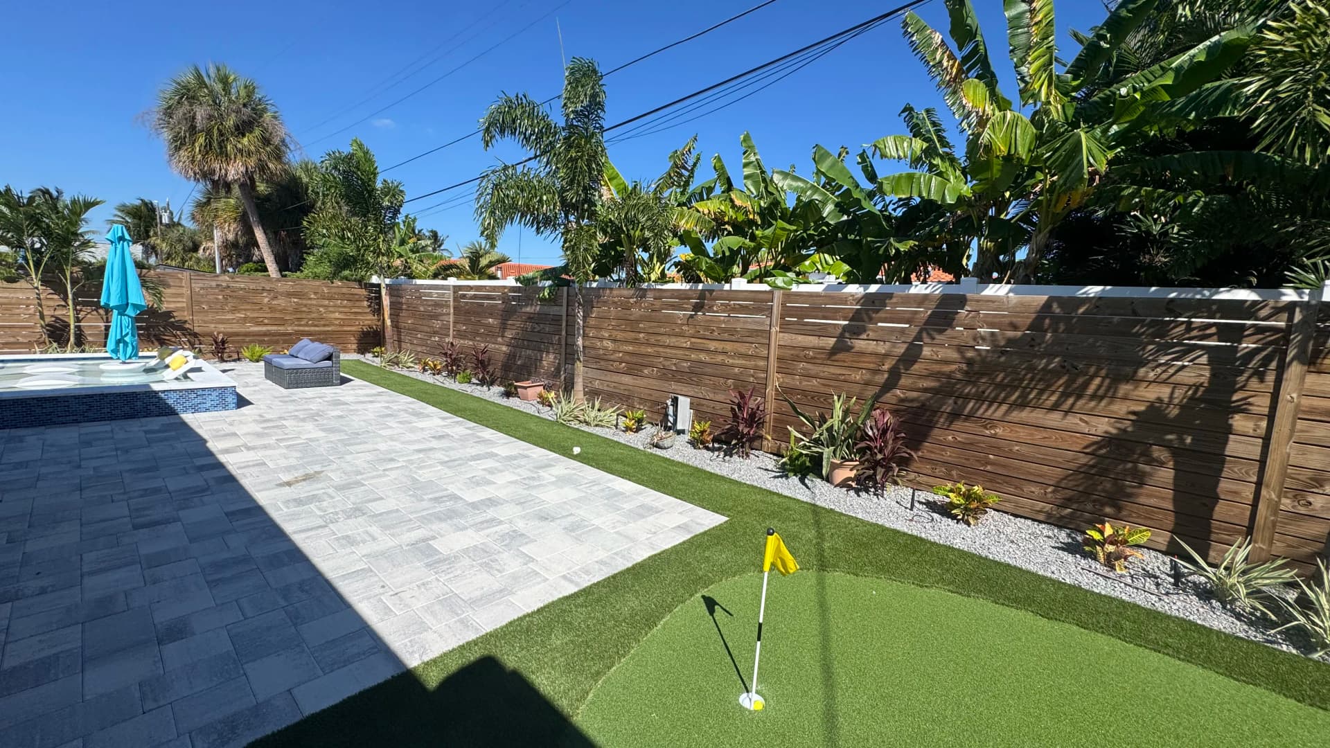 Gallery photos for Custom Putting Green and Artificial Turf Install in St. Pete Beach: Image #3