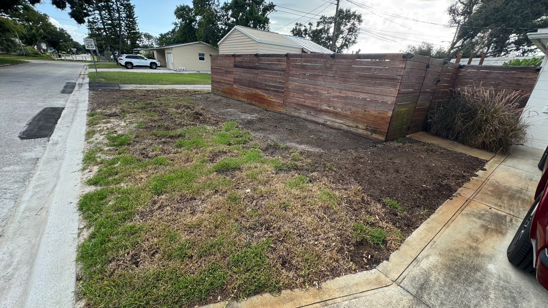 Gallery photos for Full Front Yard Sod Install and Planting Bed Upgrade: Image #5