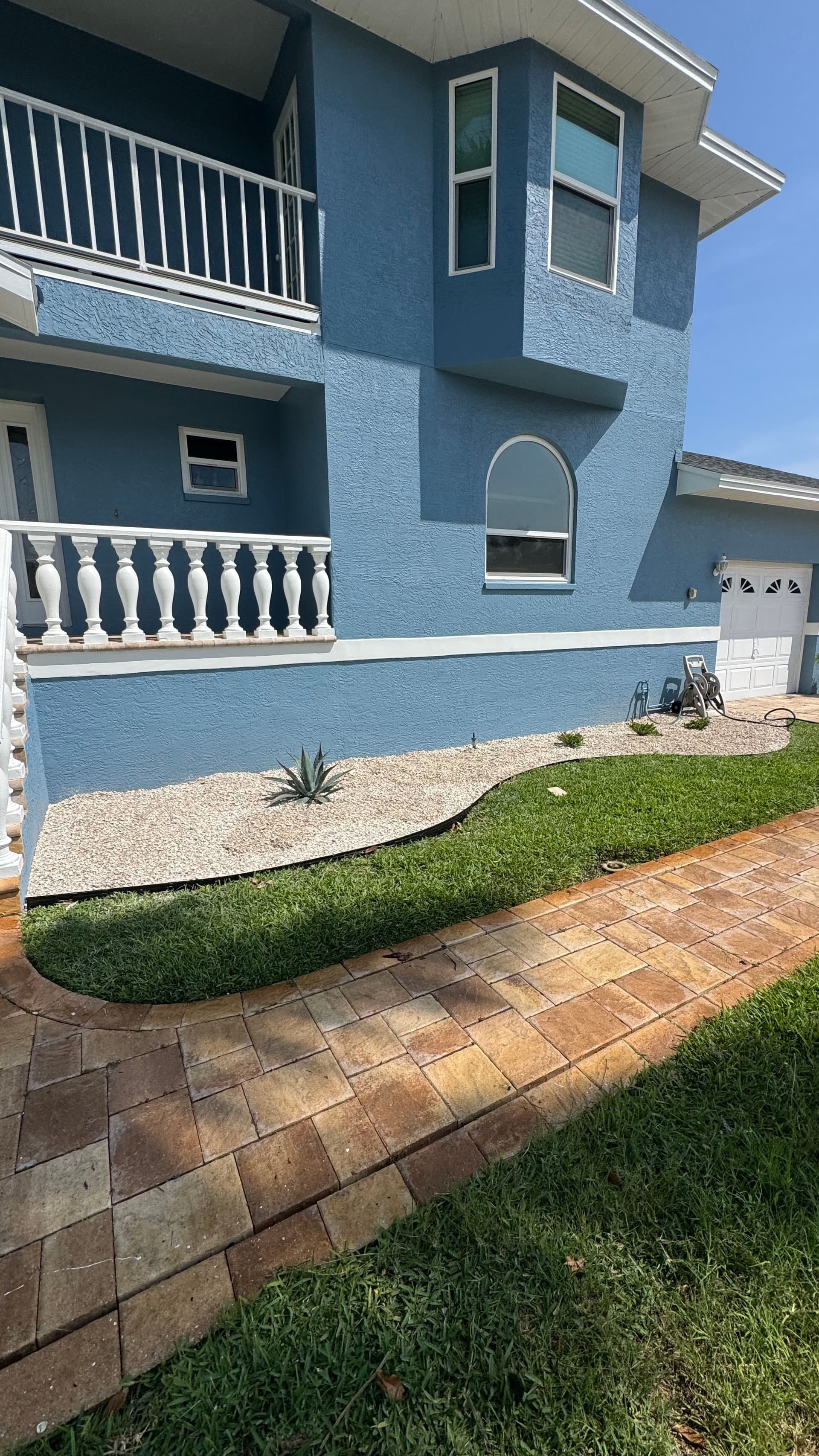 Shell Rock, Flagstone, and Fresh Plantings Done Right image